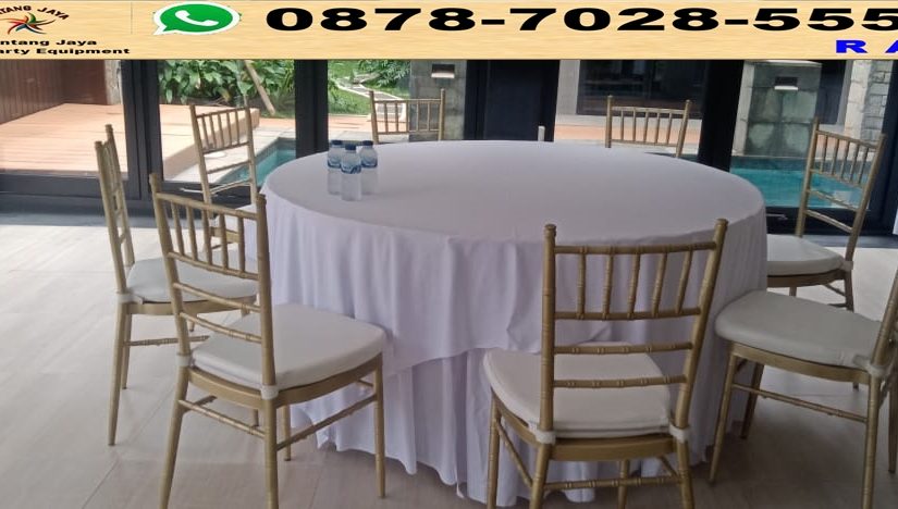 Rental Round Table Jumbo Size Area Bogor