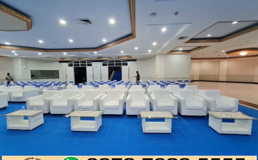 Sewa Sofa Putih Dan Kursi Cover Putih Area Jakarta