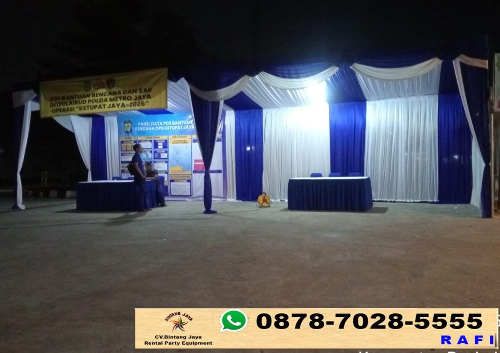 Jasa Sewa Tenda Dekor Serut Event Pelabuan Muara Angke