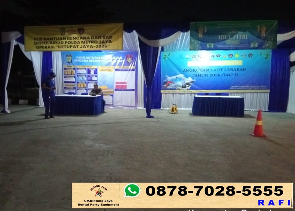 Jasa Sewa Tenda Dekor Serut Event Pelabuan Muara Angke