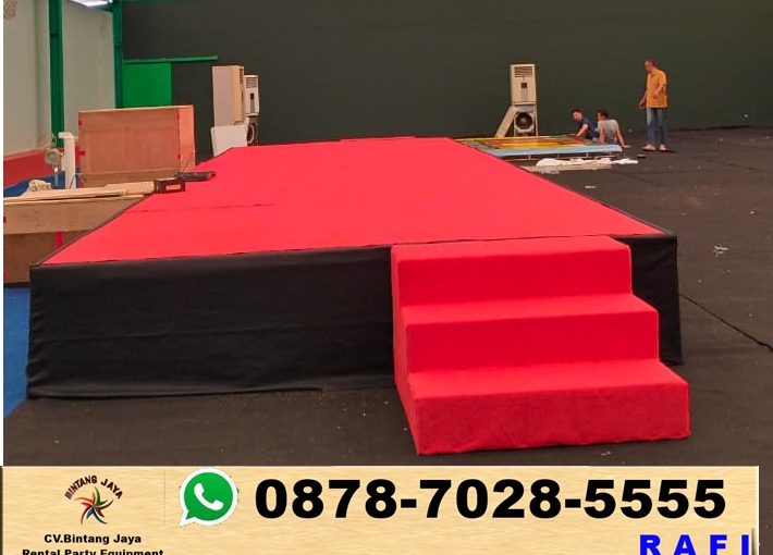 Sewa Panggung Karpet Merah Poni Hitam Rawamangun Jakarta