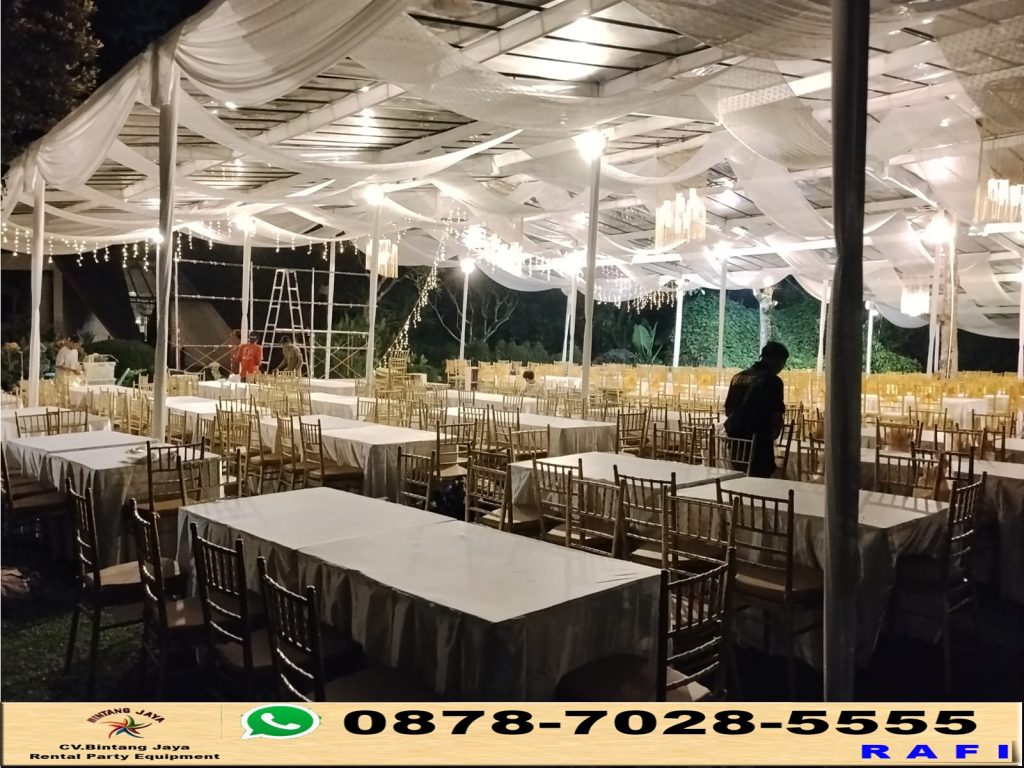 Sewa Tenda Lengkap, Karpet, Kursi Dan Meja Area Sumareccon Bekasi Barat
