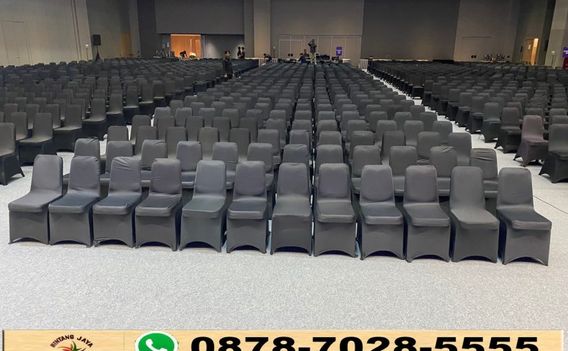 Paket Sewa Kursi Stainless Dan Sarung Kursi Hitam Jakarta Utara