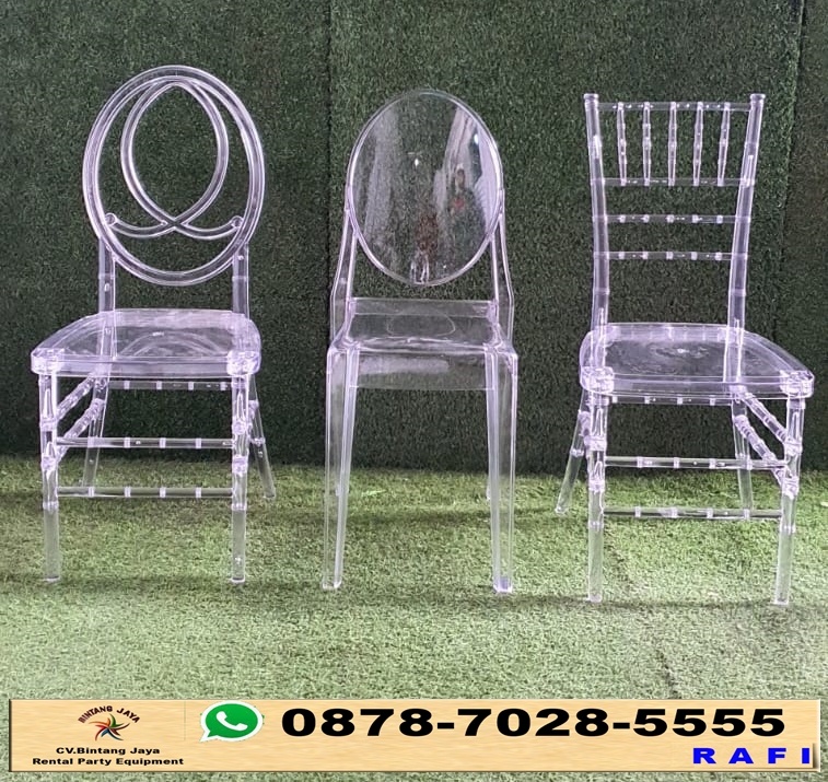 Rental Kursi Ghost Acrylic Bogor
