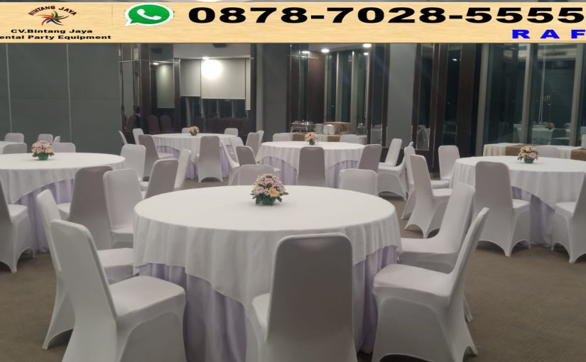 Sewa Meja Bulat Dan Futura Event Gedung Plaza Jamsostek Kuningan