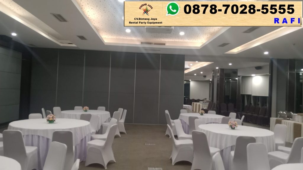 Sewa Meja Bulat Dan Futura Event Gedung Plaza Jamsostek Kuningan