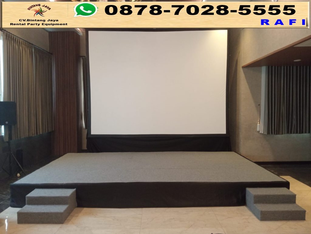 Rental Panggung Kotak Cover Karpet Jaksel