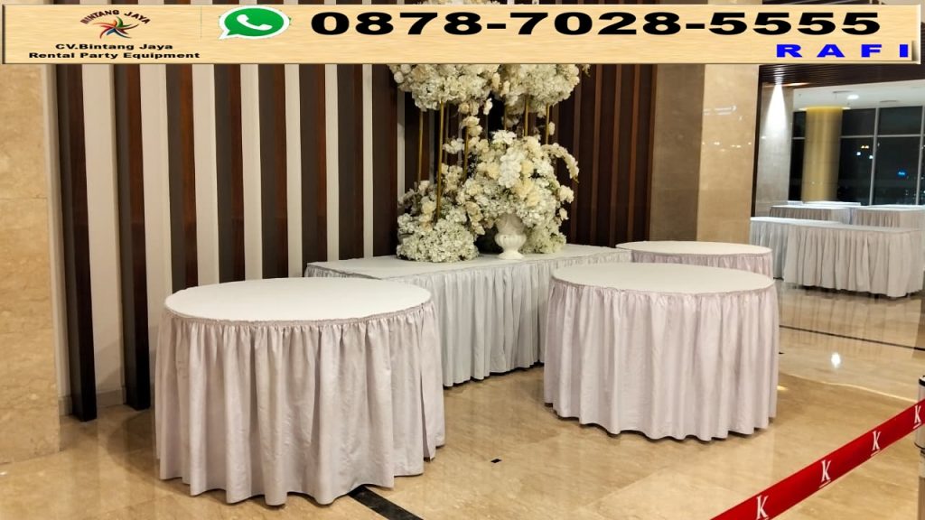 Sewa Round Table Dan Meja Kotak Area Kuningan Jaksel
