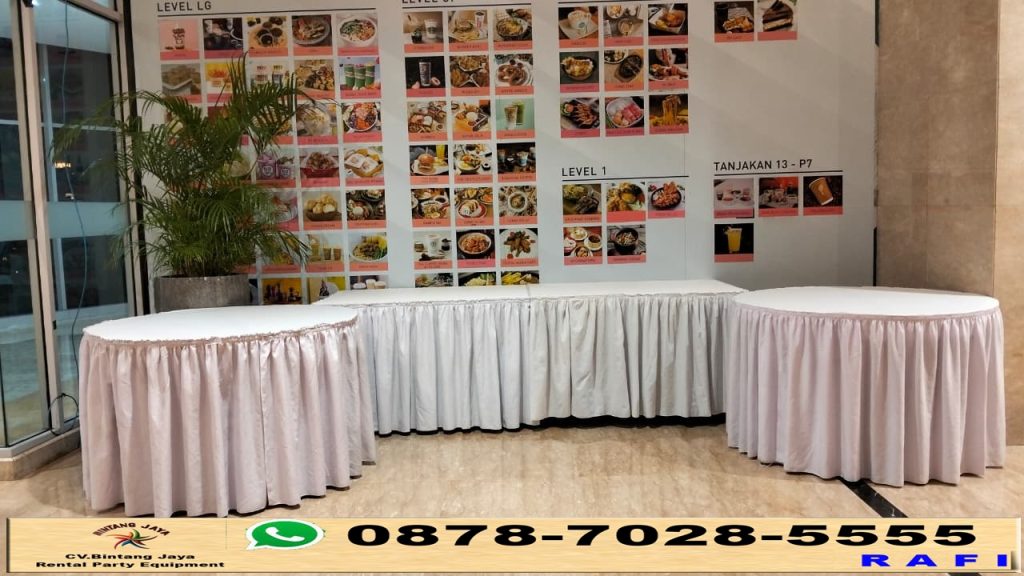 Sewa Round Table Dan Meja Kotak Area Kuningan Jaksel