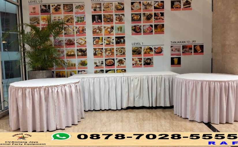 Sewa Round Table Dan Meja Kotak Area Kuningan Jaksel