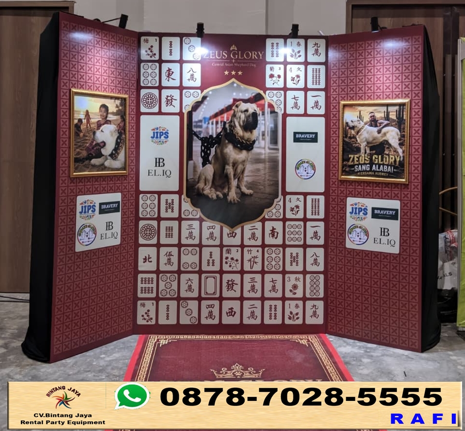Rental Backdrop Photoboth Lampu Sportlight Dan Gate Paws Event Nice 1 Nusantara Internasional Pik2