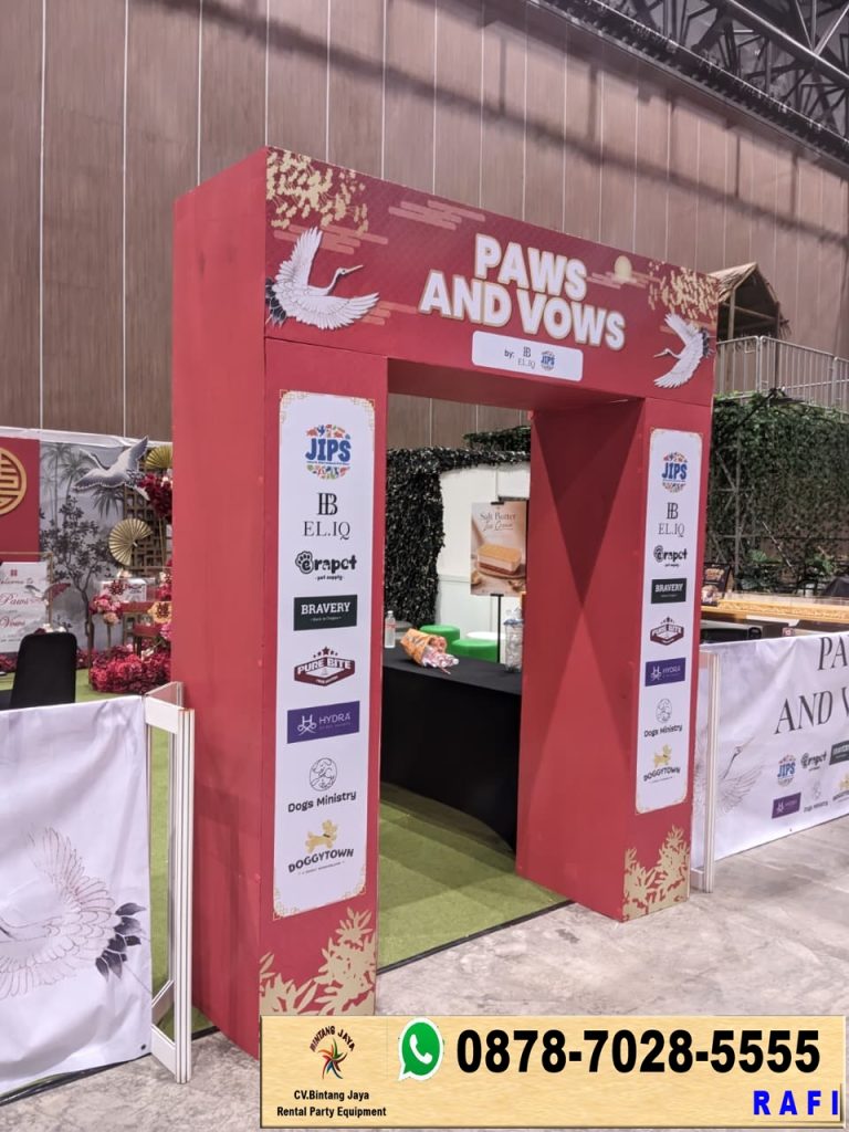 Rental Backdrop Photoboth Lampu Sportlight Dan Gate Paws Event Nice 1 Nusantara Internasional Pik2
