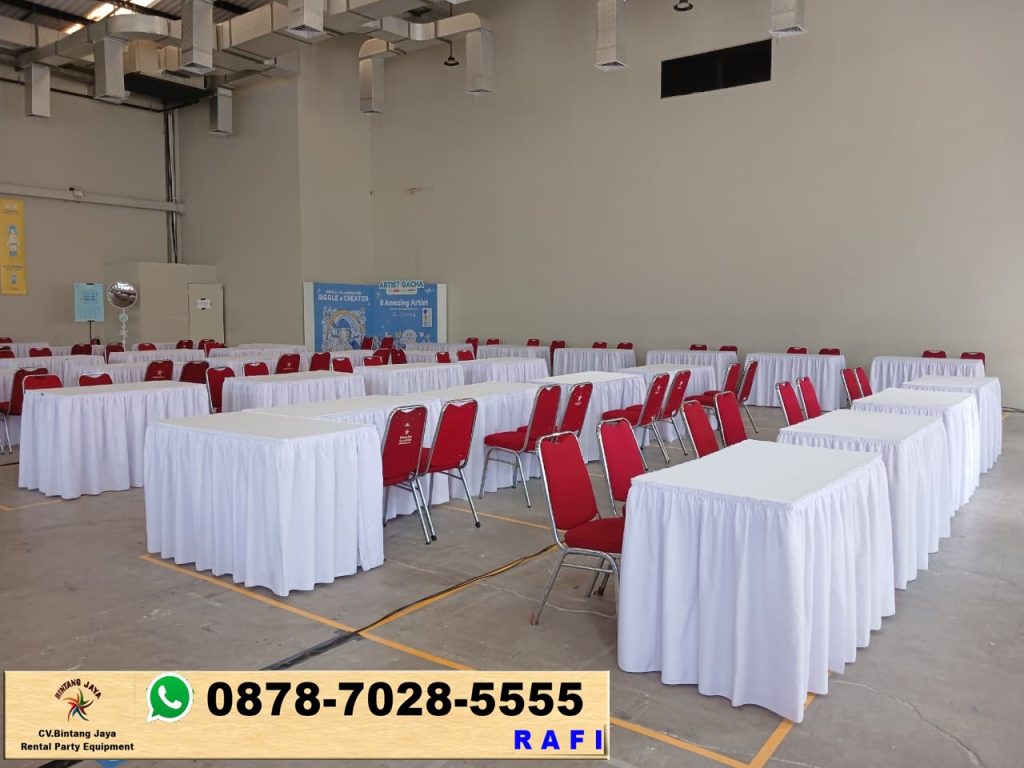 Sewa Kursi Futura Polos Set Meja Kotak Dan Qline Jakpus