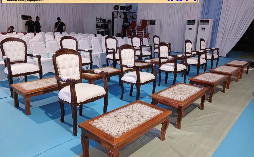 Sewa Kursi VIP Arm Chairs Dan Meja VIP Manggarai Jakarta