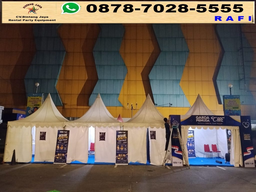Sewa Tenda Sarnafil Lengkap Fascia Event Blok M Jakarta