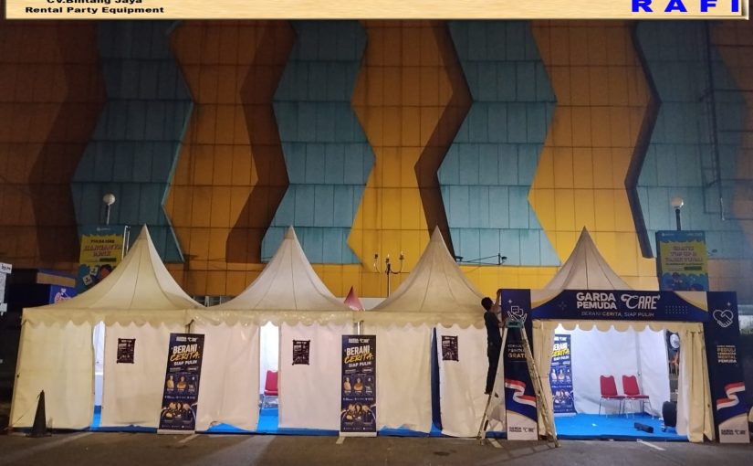 Sewa Tenda Sarnafil Lengkap Fascia Event Blok M Jakarta