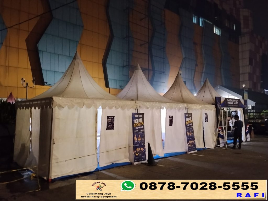 Sewa Tenda Sarnafil Lengkap Fascia Event Blok M Jakarta