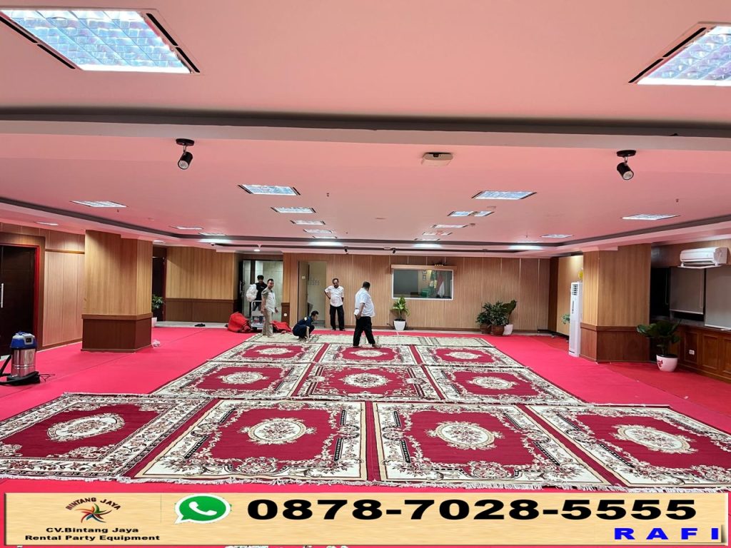 Rental Karpet Permadani Merah Jakarta 0878-7028-5555