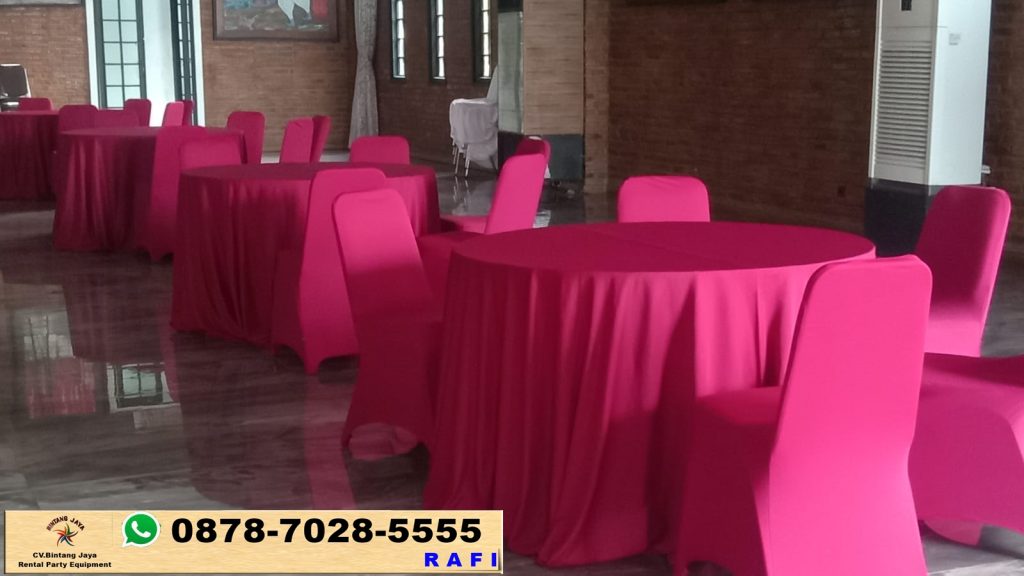 Sewa Meja Bulat Dan Kursi Futura Cover Jakarta 0878-7028-5555